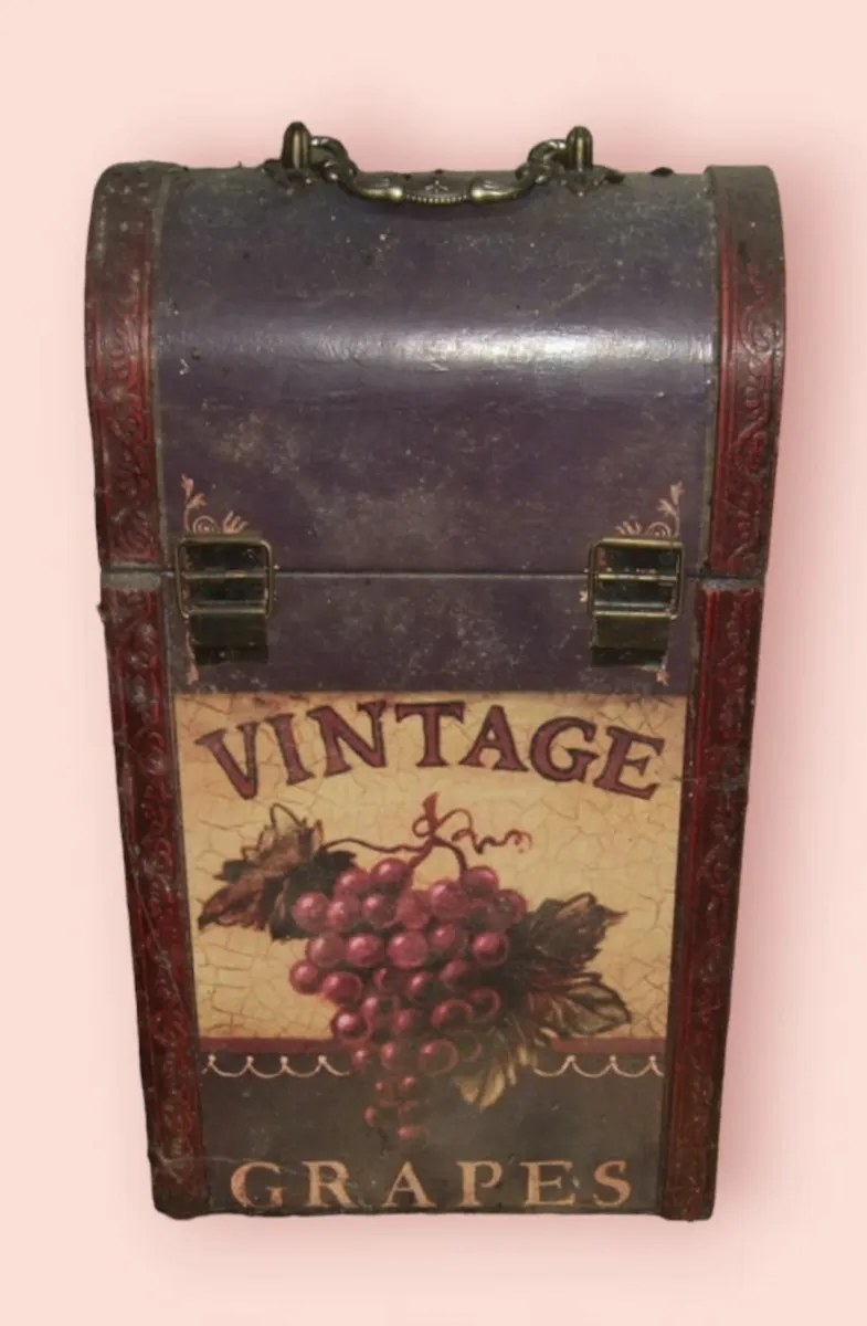 Vintage Wine Presentation/Storage Box - Image 3
