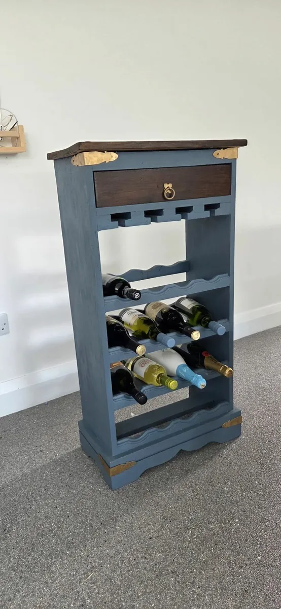 Wine Rack with Drawer - Image 1