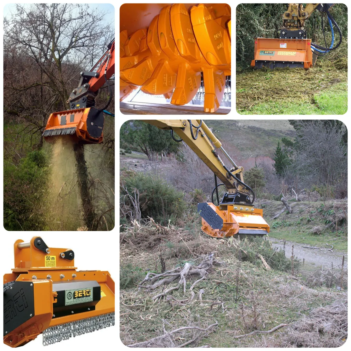 Bertie mulchers 1.5ton to 35ton - Image 2