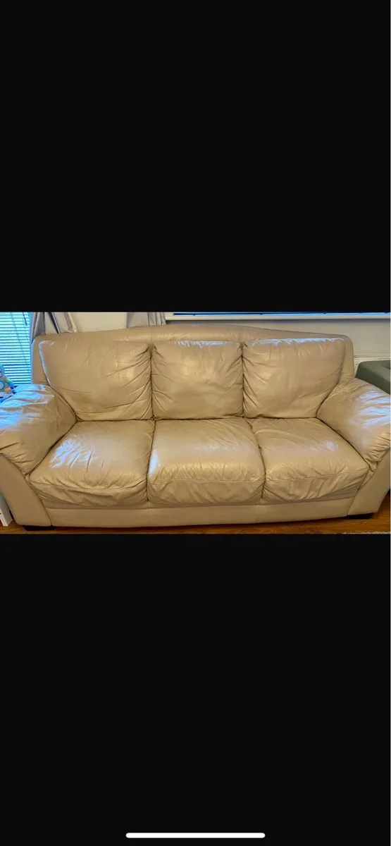 Leather Couch / Sofa - Image 1