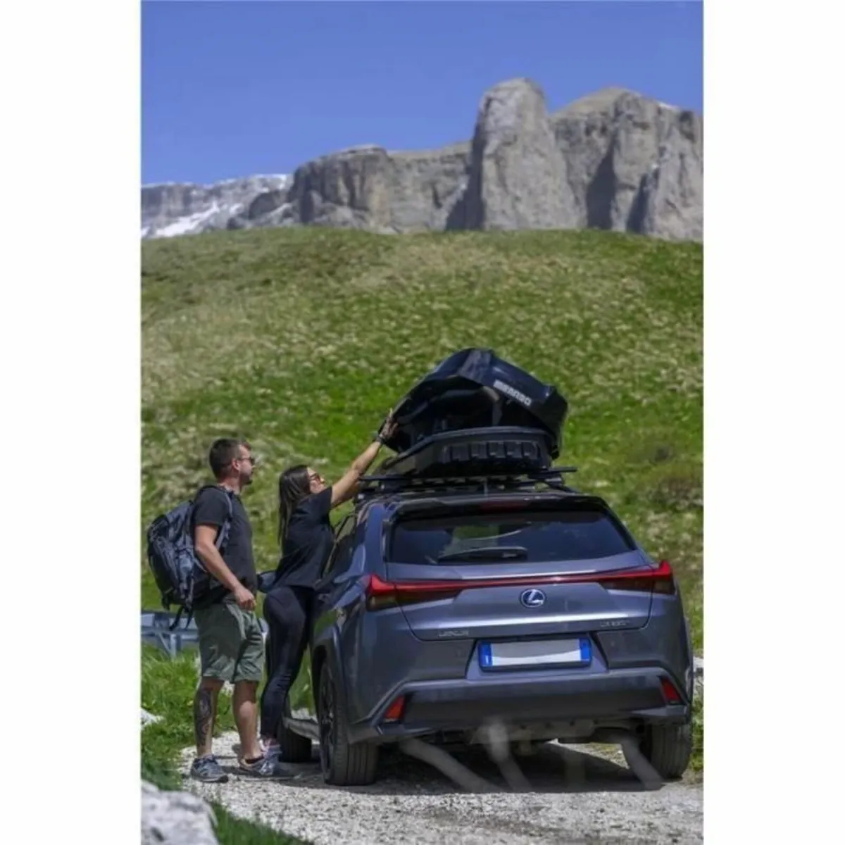 Menabo Starla 500 Dark Duo Holiday Roof Boxes - Image 1