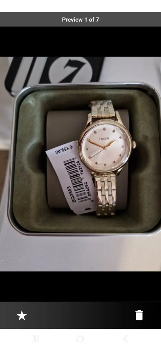 Fossil ladies watch, new with tags and box - Image 1
