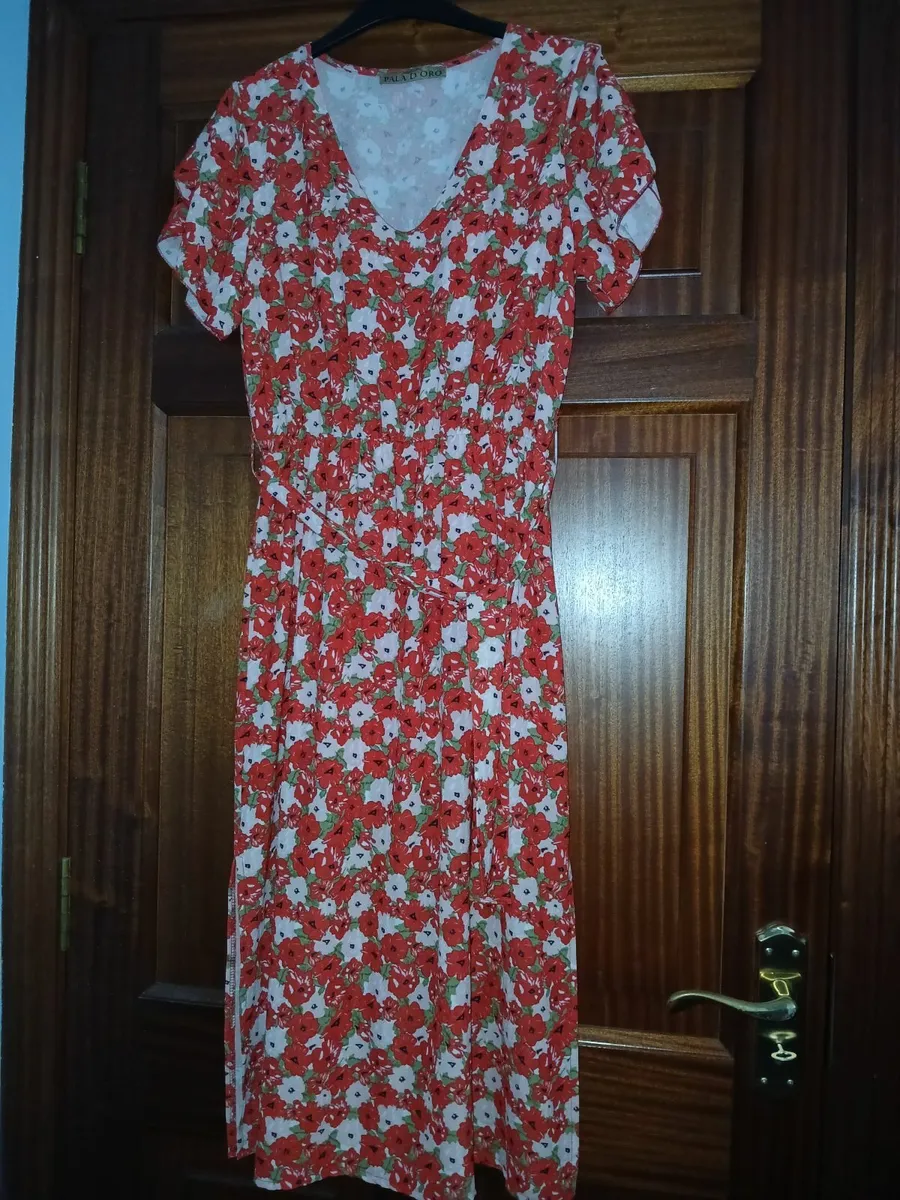 Pala D'oro Dress Size S/M  Size 12 With Side Slits - Image 2