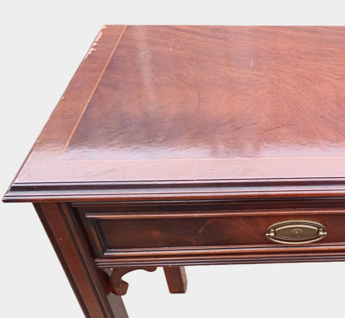 📍CLEARANCE: Mahogany table with two drawers - Image 3