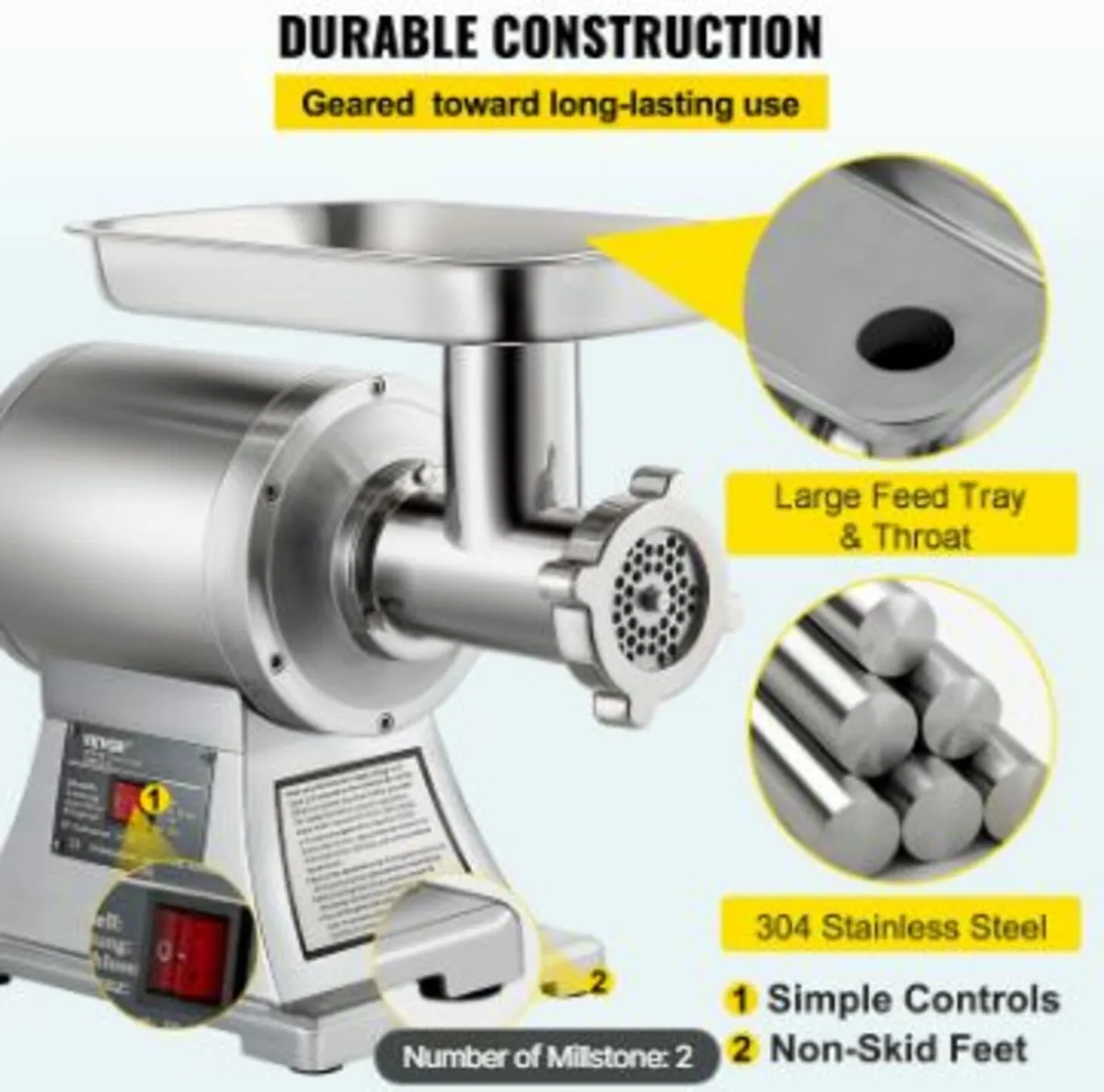 Commercial Stainless Steel 450lbs - Image 4