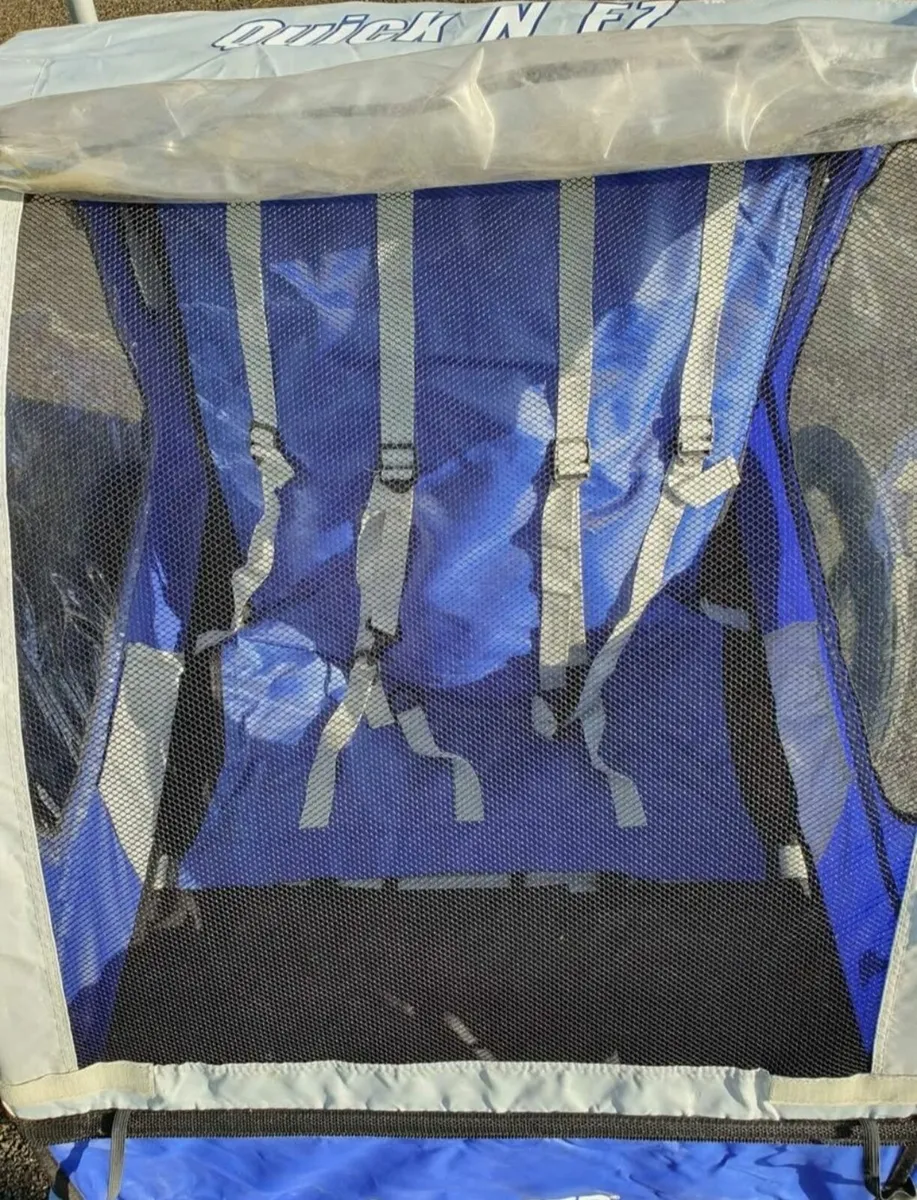 nstep Quick-N-EZ Double Bike Trailer, Converts to - Image 4