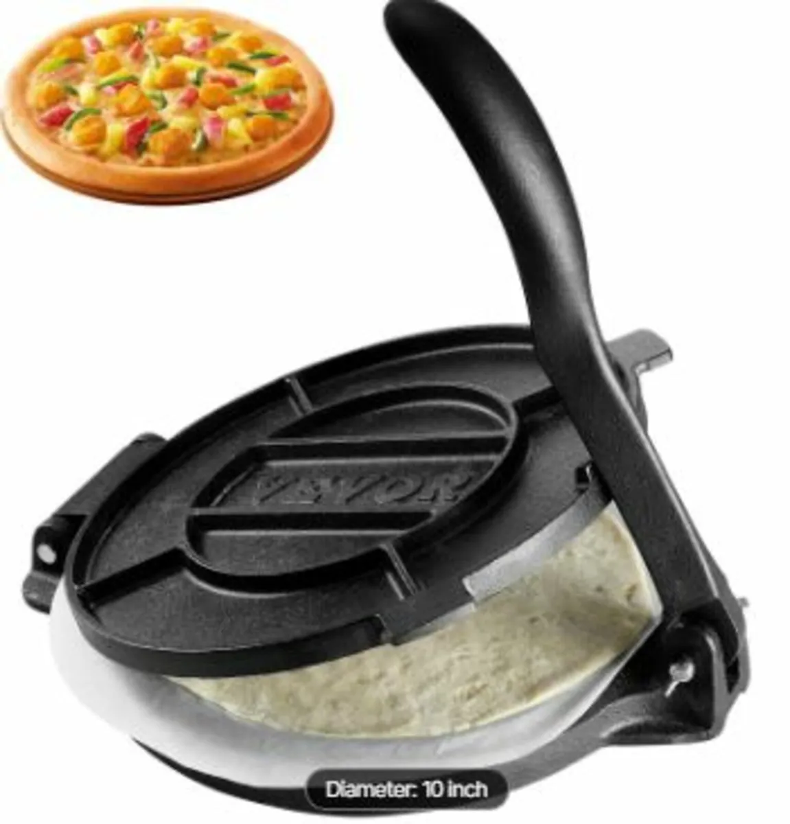 Tortilla Press, 10 Inch Tortilla and Roti - Image 1