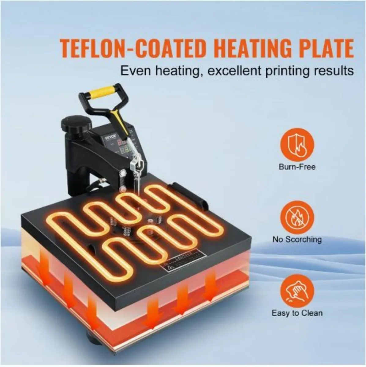 Heat Press Machine, 15x15inch / 38x38cm - Image 2