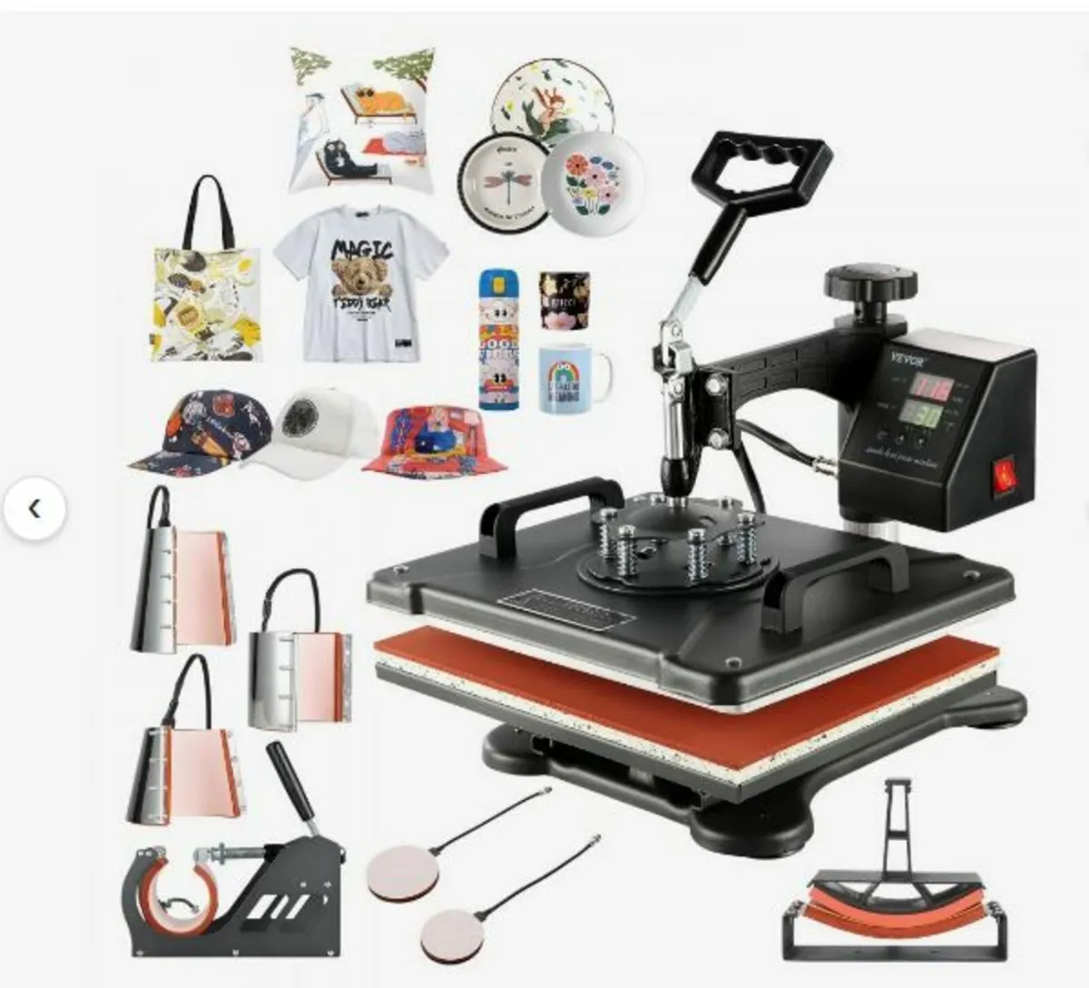 Heat Press 8 in 1 Heat Press Machine 38x30cm - Image 1
