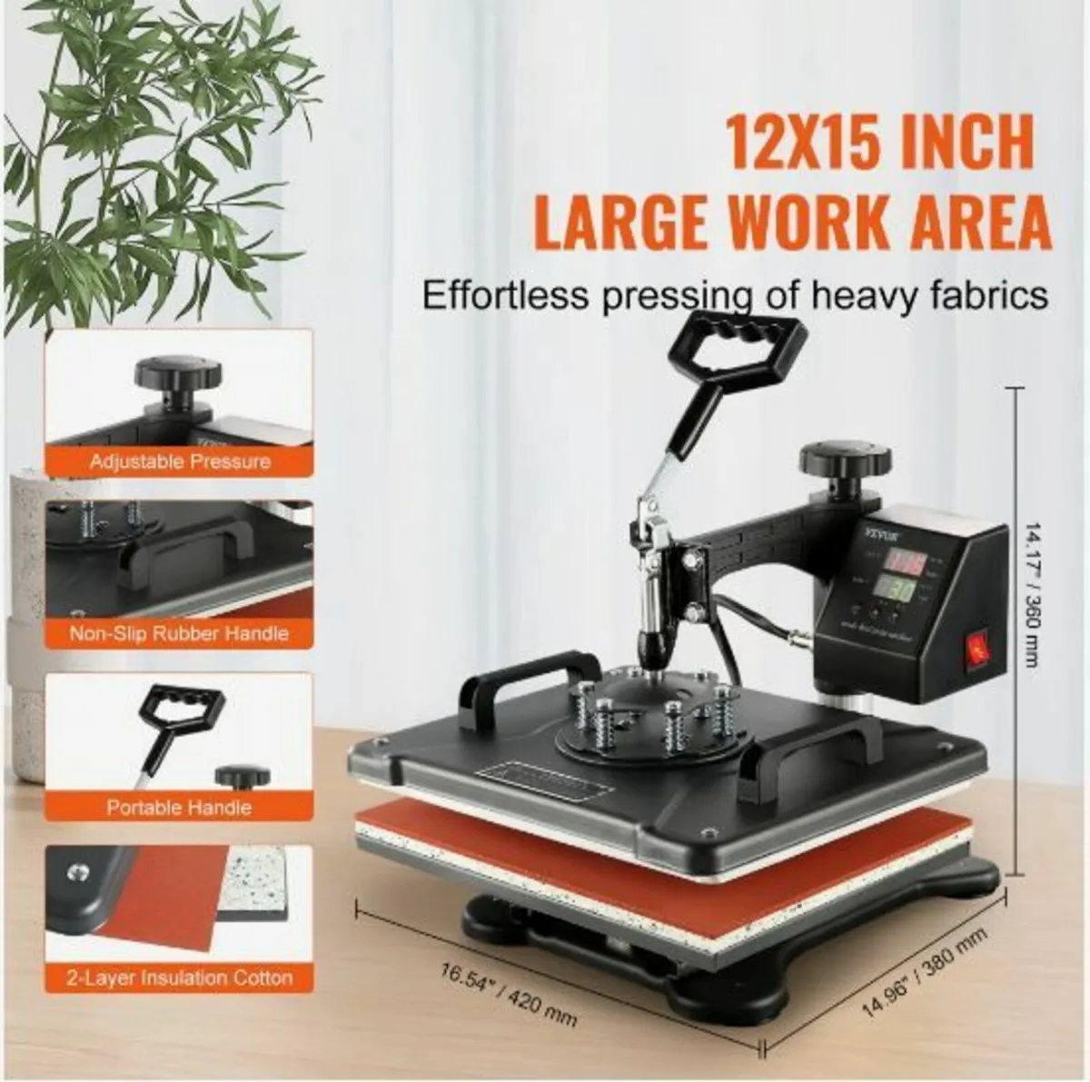 Heat Press 8 in 1 Heat Press Machine 38x30cm - Image 4