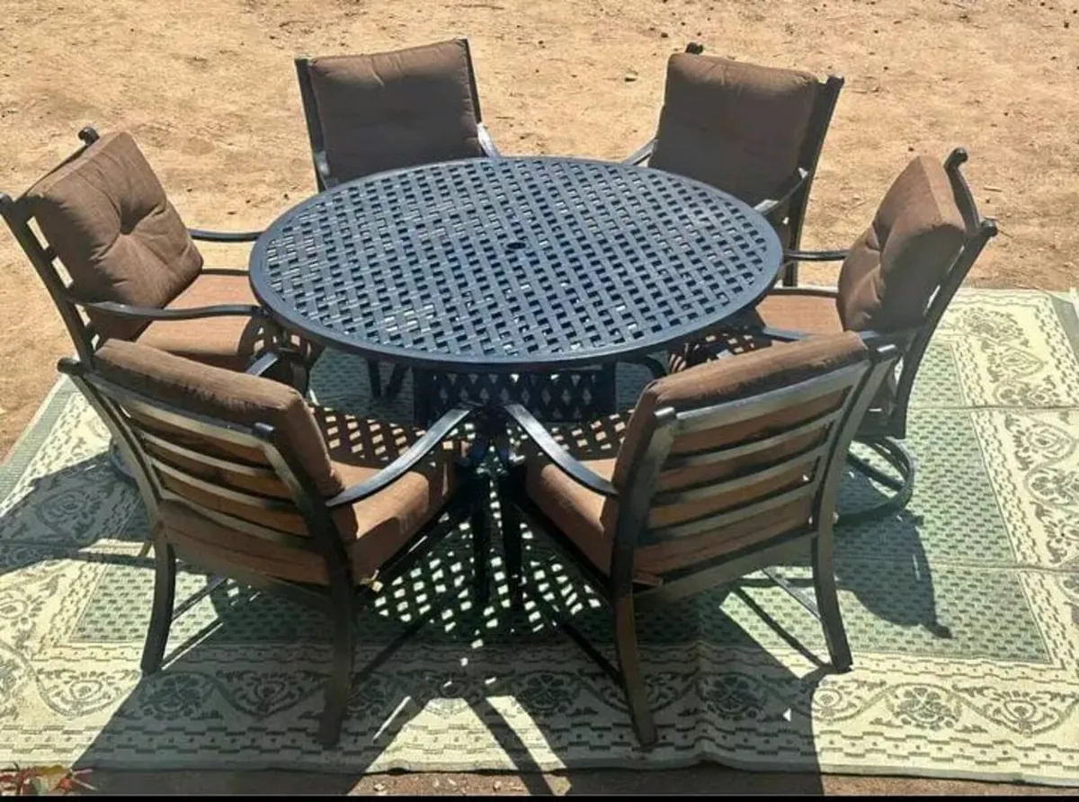 Lazy Susan Antique Black Garden set - Image 1