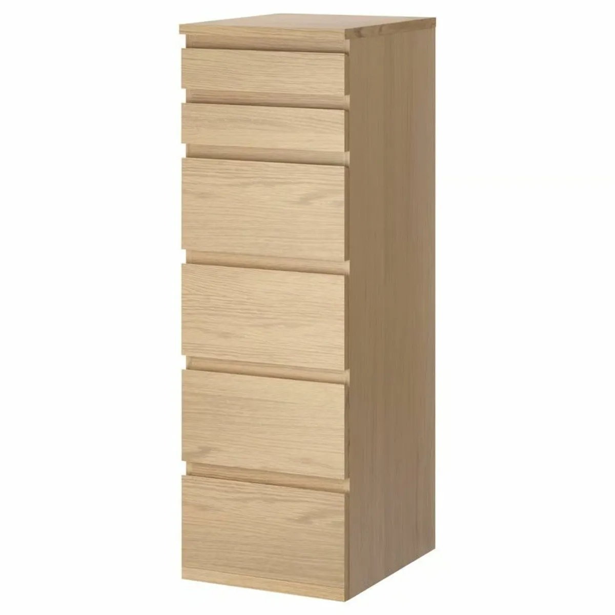 Ikea Malm 6 Drawer Chest & 2 Malm bedside tables - Image 1
