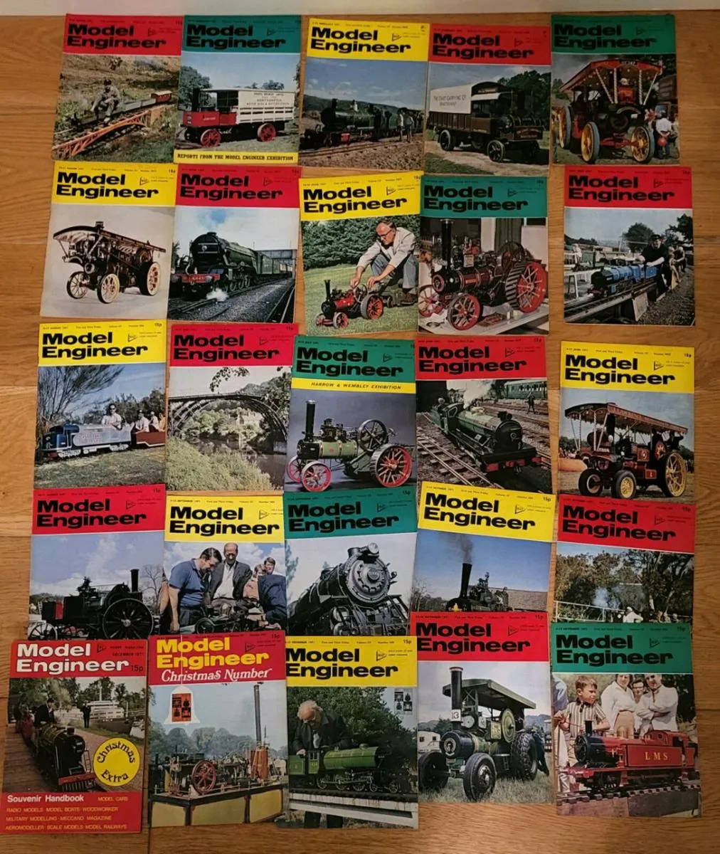 Bundle of vintage Model Engineer Magazines 1971 - Image 2