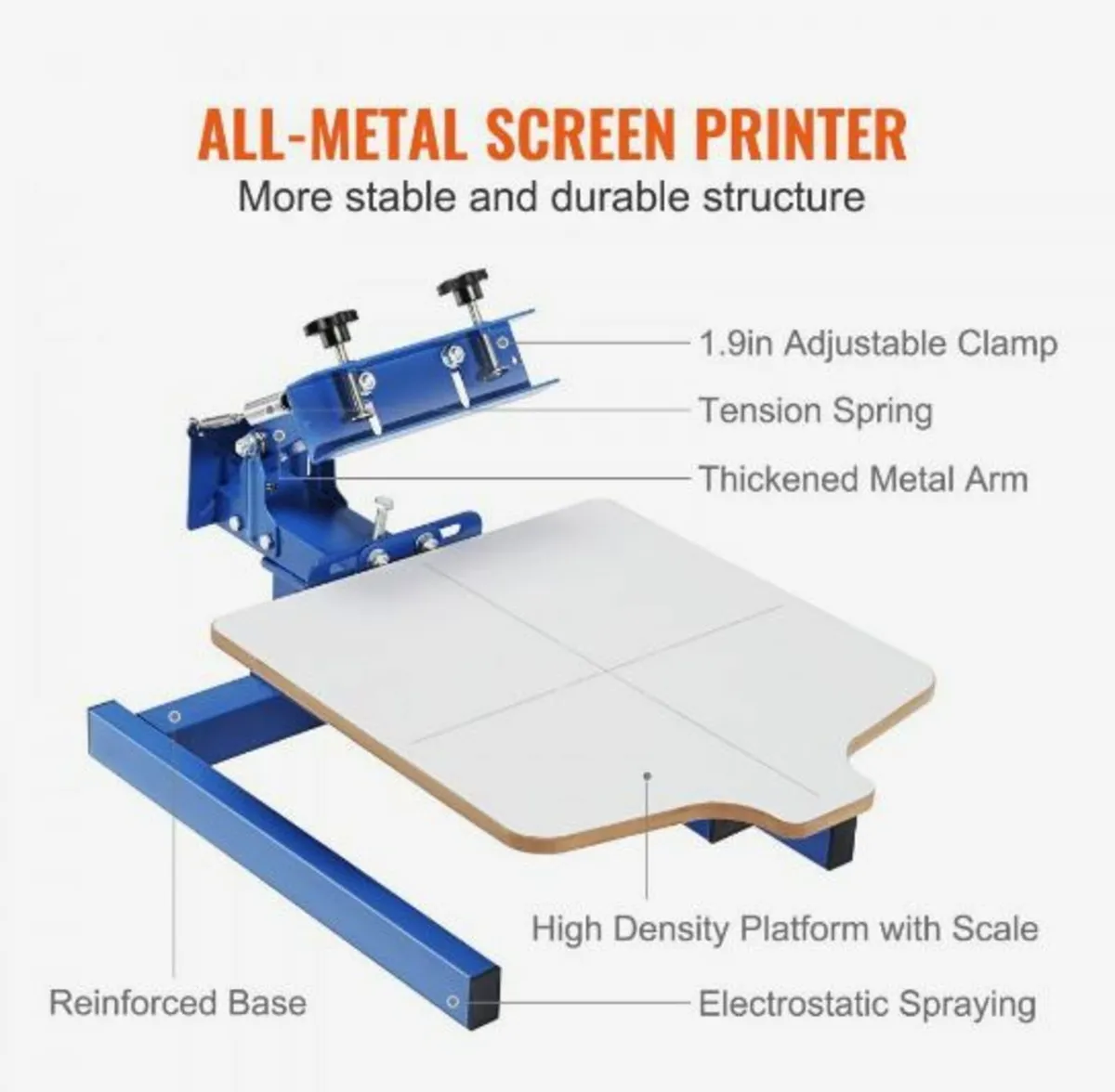 1 Color 1 Station Silk Screening Screenprint - Image 4