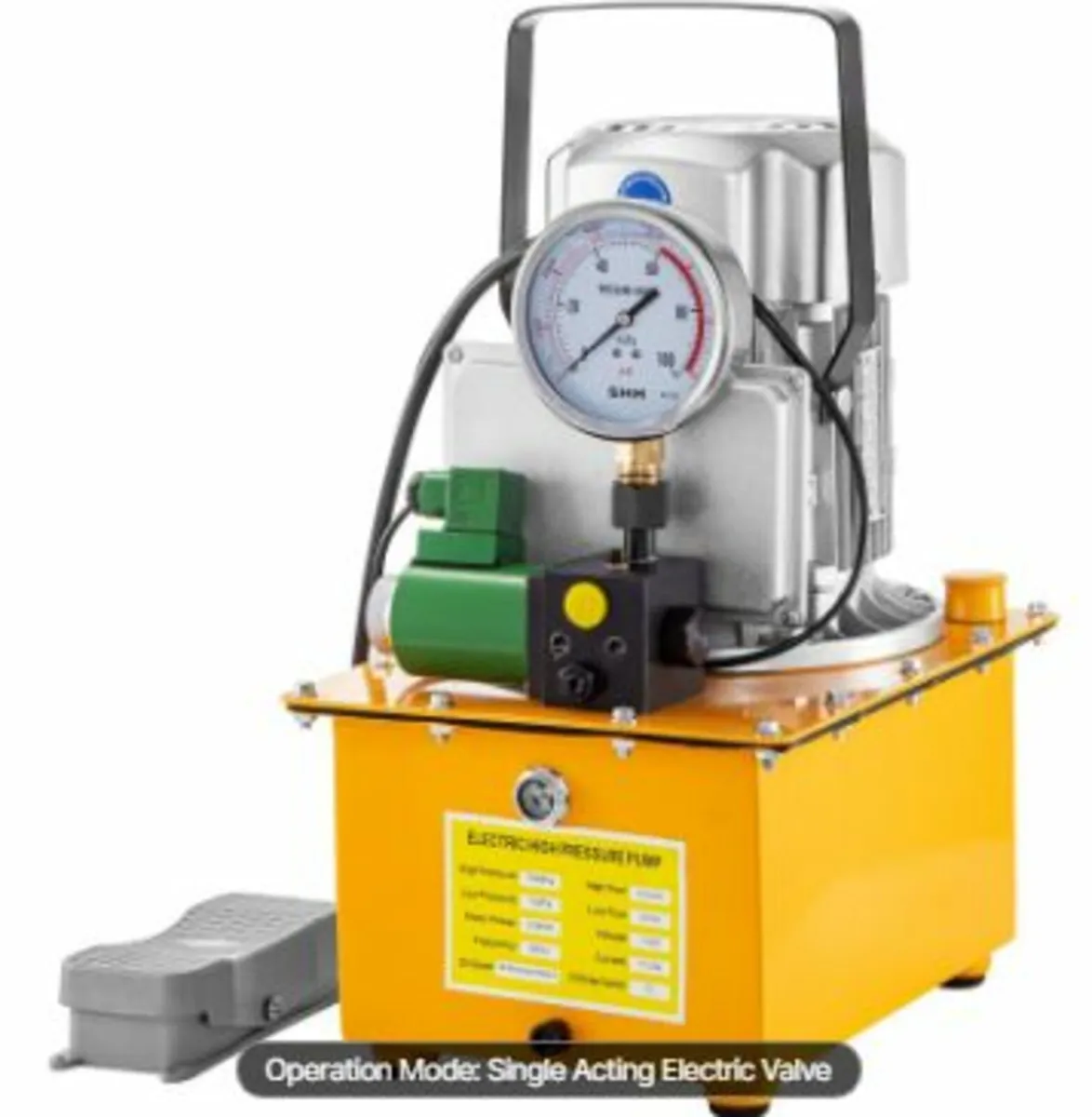 10152 PSI Hydraulic Electric Pump 750W Single Act - Image 1