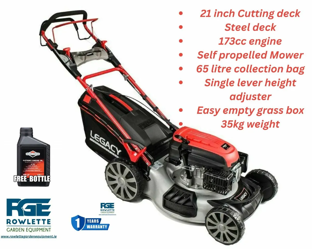 Legacy L51SHL-T 21″ Self Drive Lawnmower - Image 1