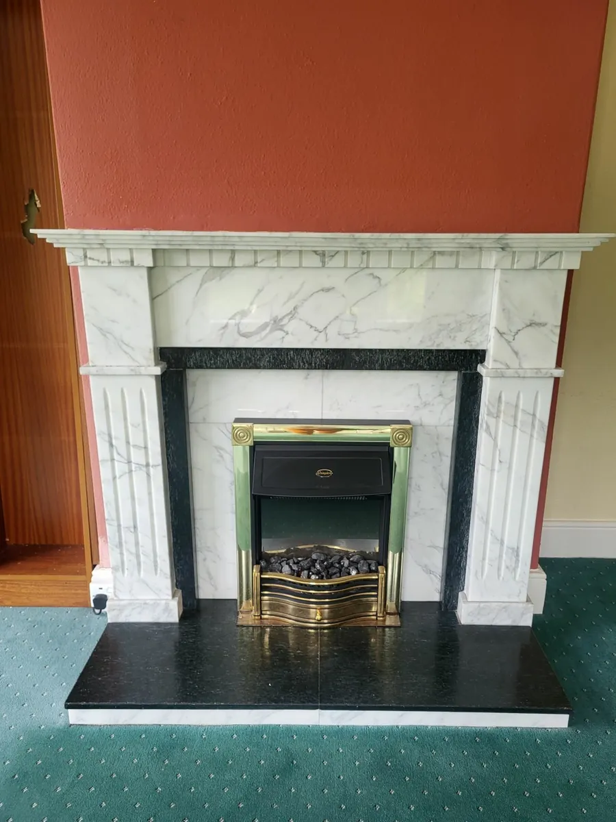 Marble fireplace - Image 1