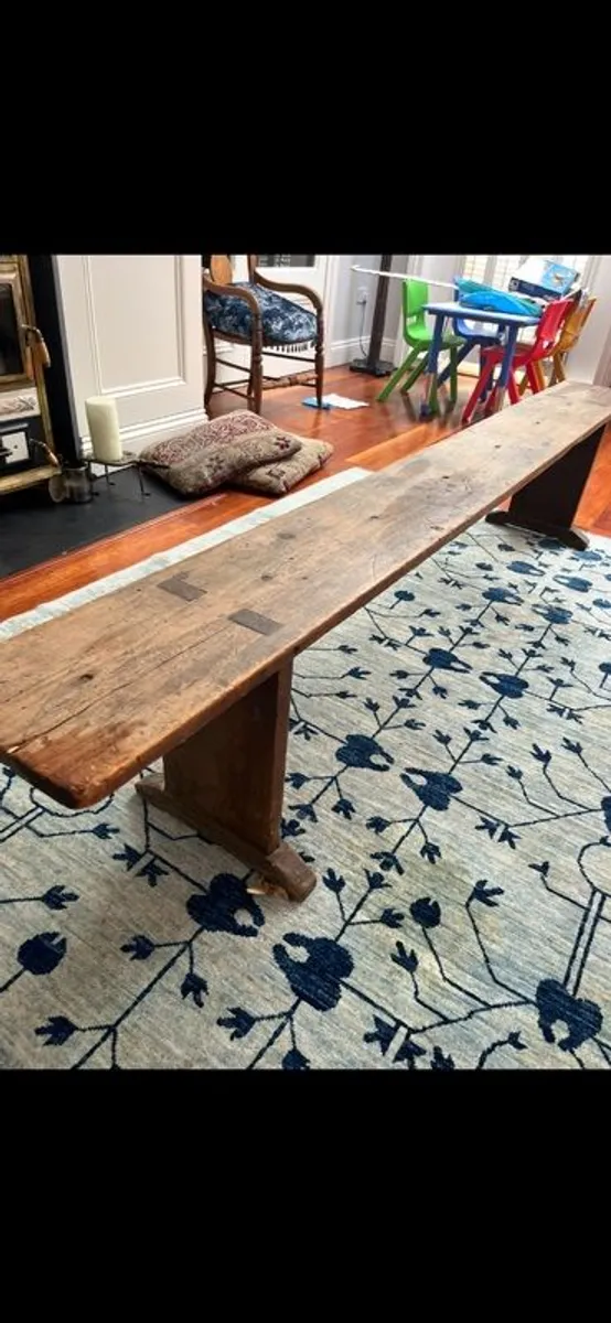Solid wood bench - Image 1