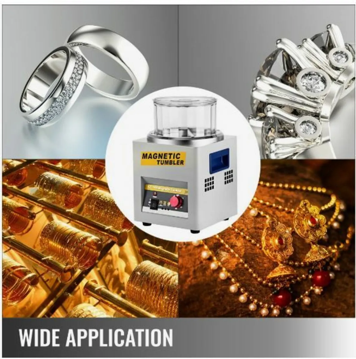 KT-185 Magnetic Tumbler 180mm Jewelry - Image 4