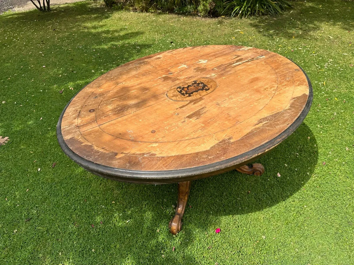 Last Chance: Free Antique Oval Table - Image 1