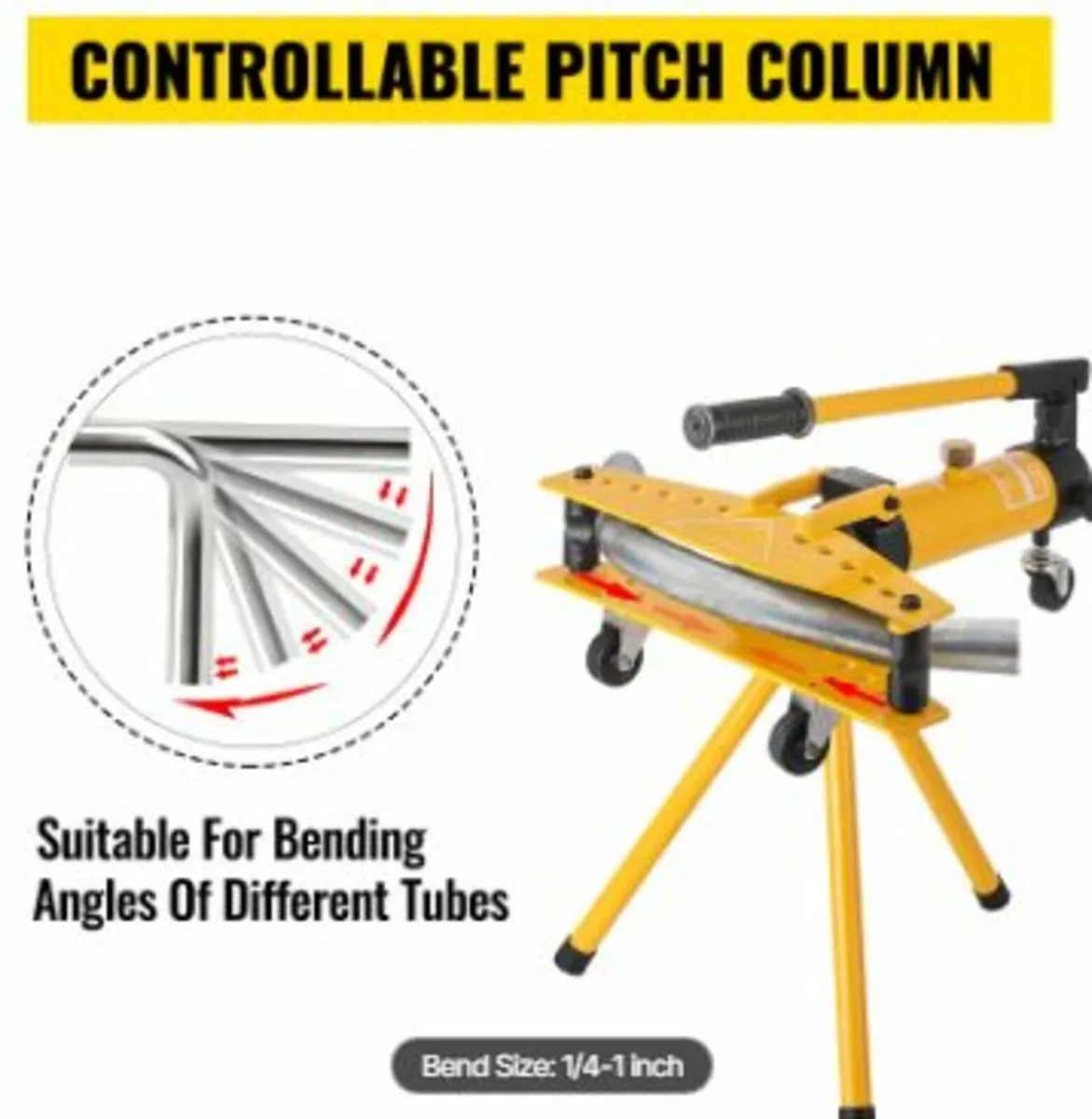 Manual Hydraulic Pipe Tube Bender - Image 2