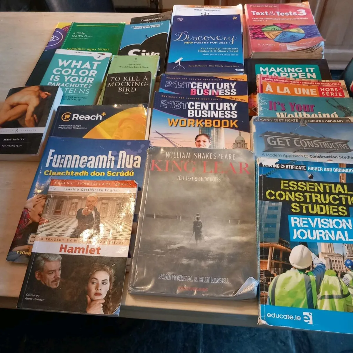 Leaving certificate School books