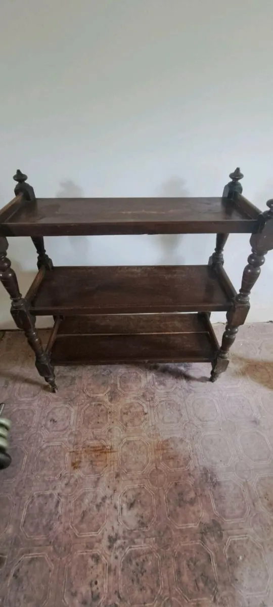 Mahogany dumb waiter - Image 4