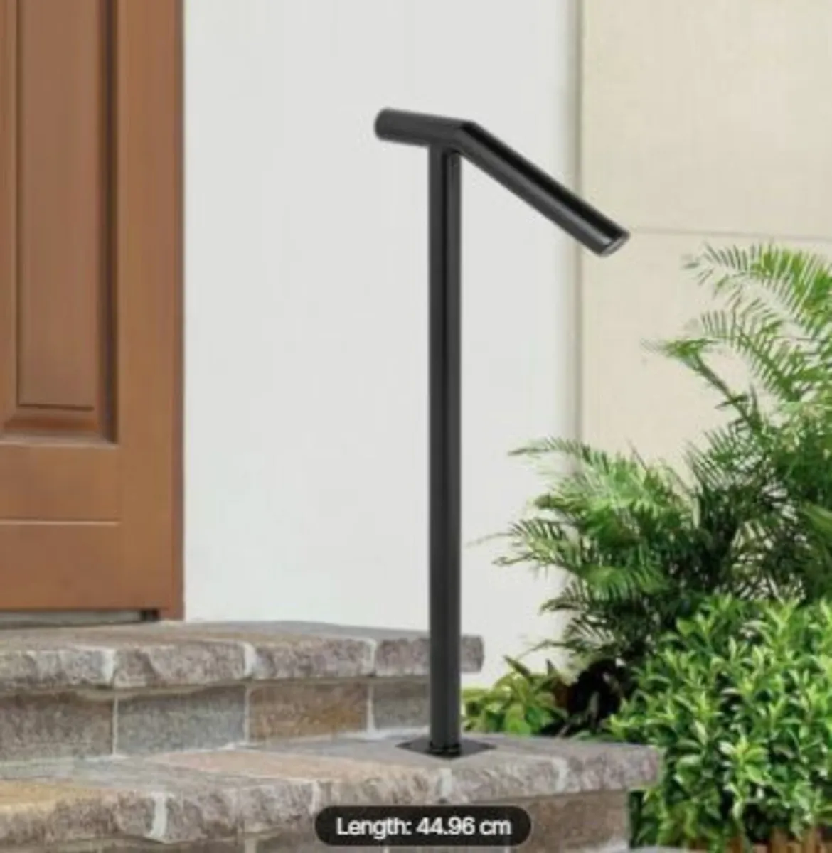 Round Type Metal Handrail Step Handrail 2 Steps - Image 2