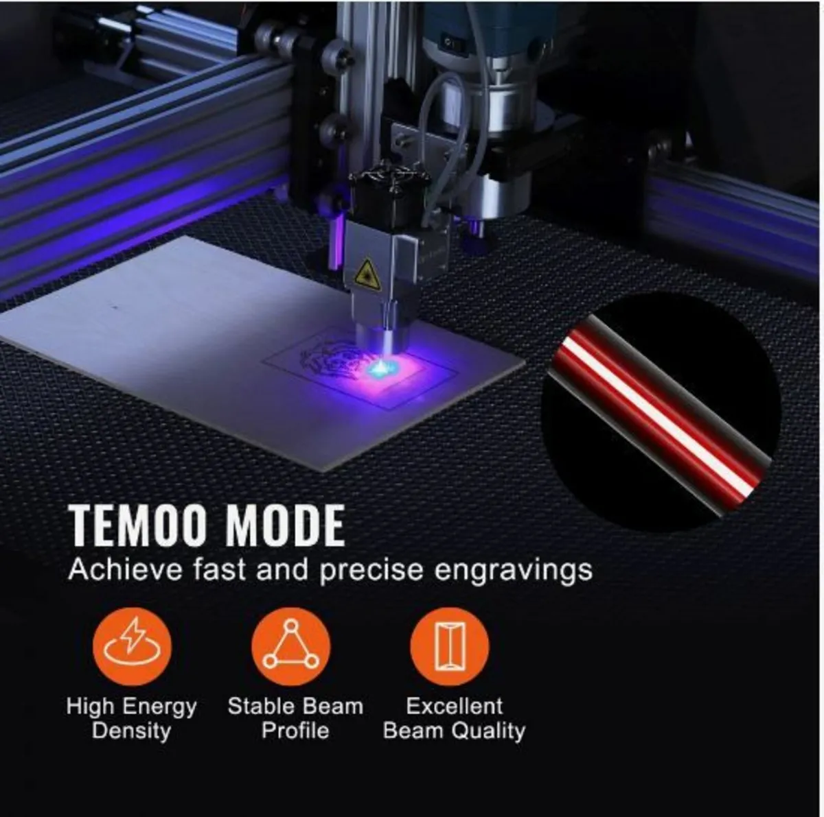 Laser Tube 50W CO2 Laser Tube 850 mm Length 50 mm - Image 4