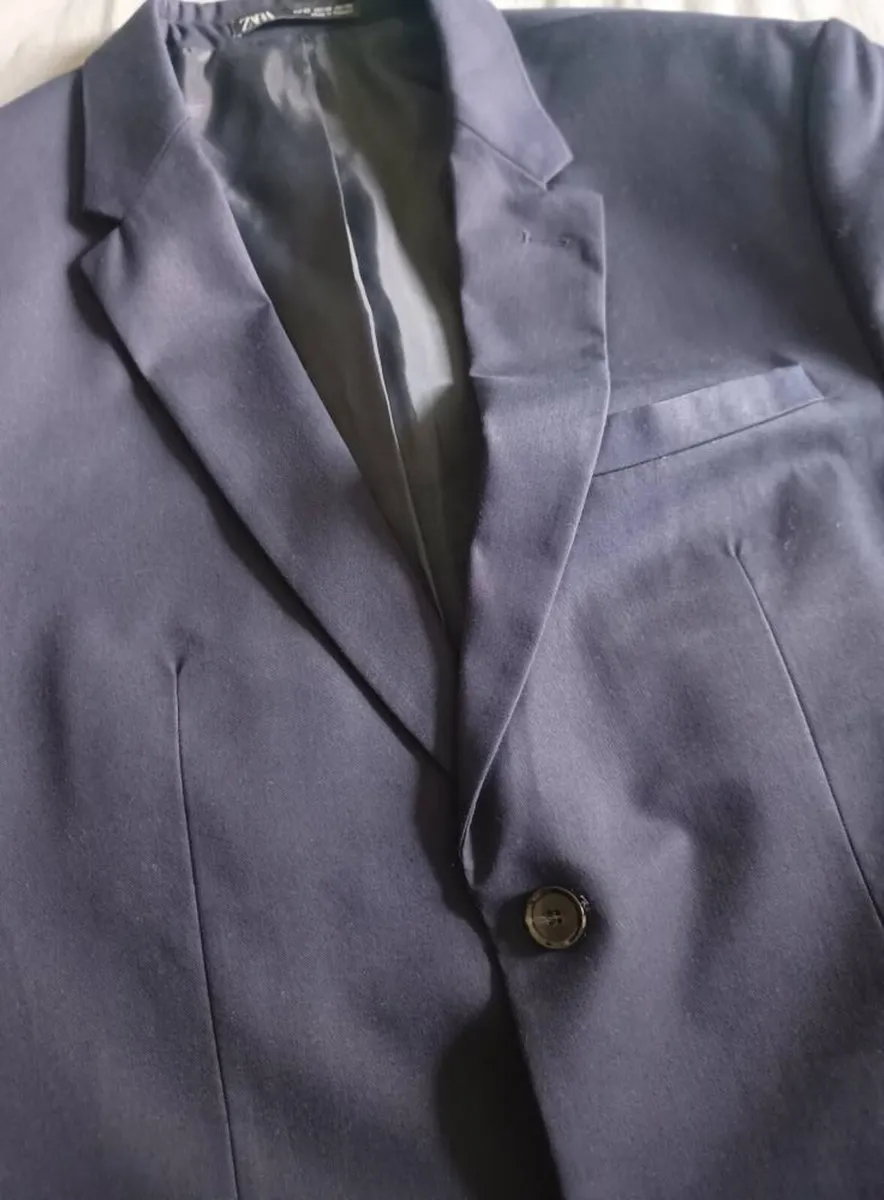 Zara Navy Men's Suit & Trouser Set - Image 3