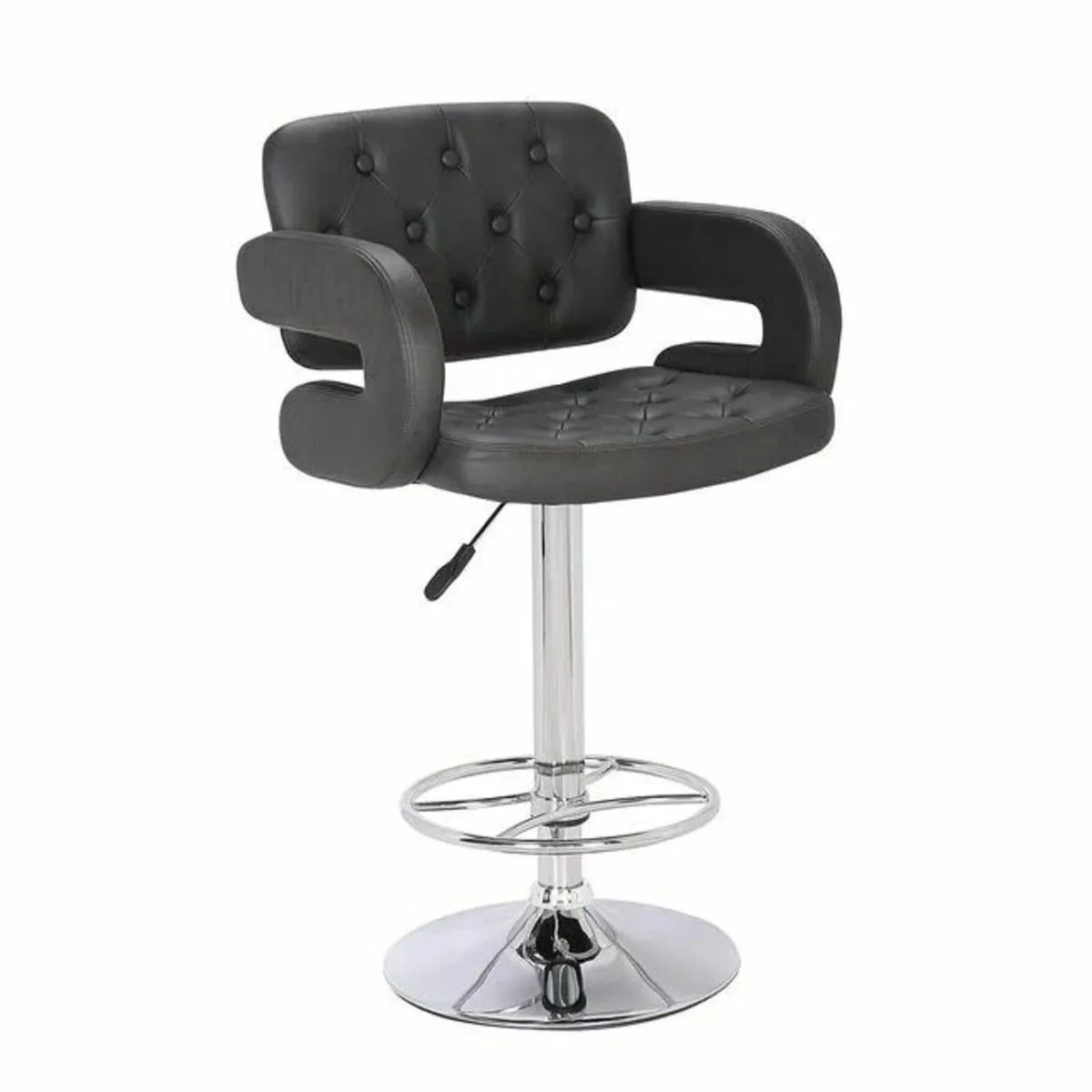 Two Clarenden Leather Bar Stools - Image 2
