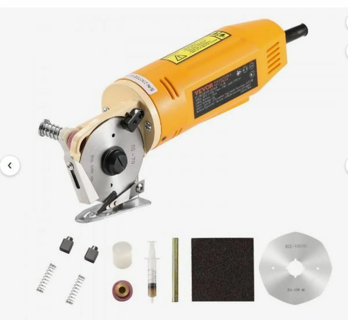 Fabric Cutter 170W Electric Rotary Fabric Cutting - Image 1