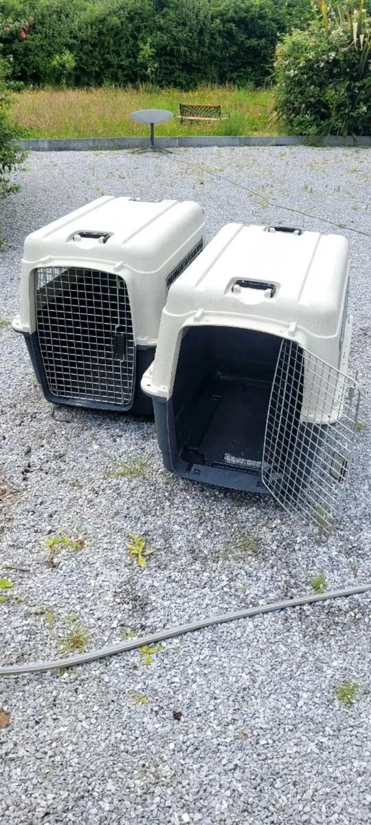 EXTRA LARGE DOG CRATE - LIKE NEW TAMPER PROOF - Image 3