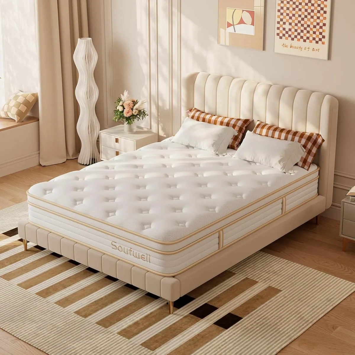 King Mattress Orthopedic Memory Foam 150x200x25cm - Image 3