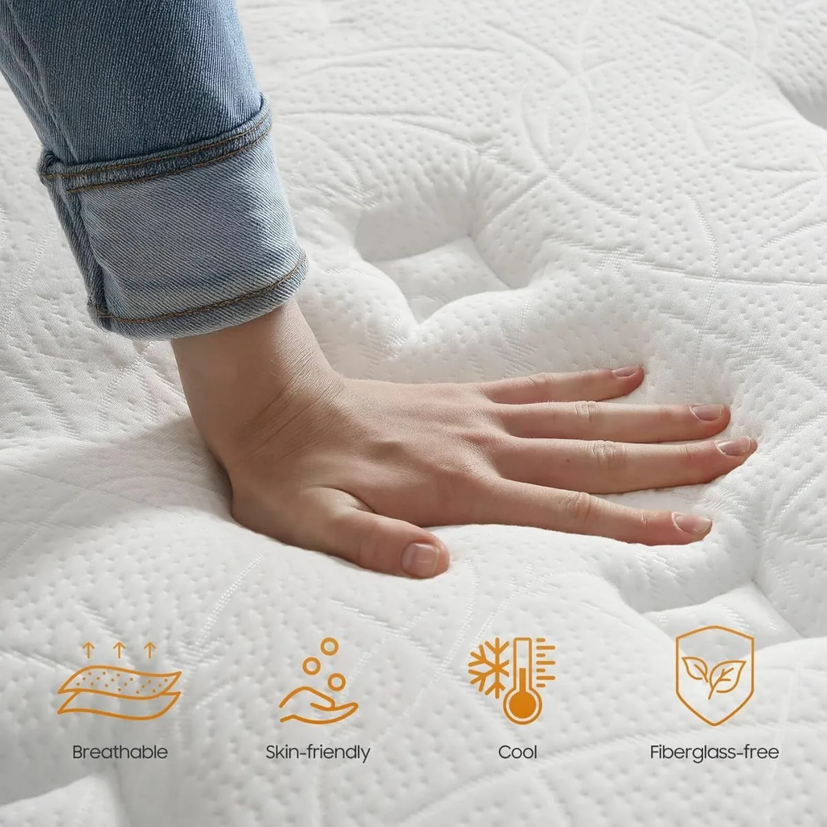 King Mattress Orthopedic Memory Foam 150x200x25cm - Image 4