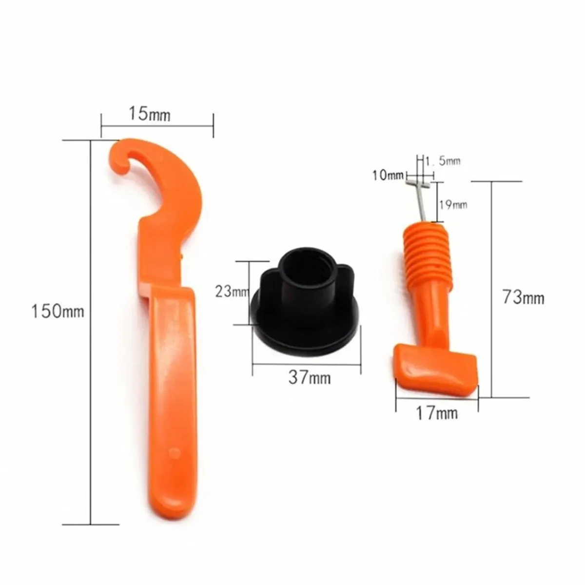 Tile Self Leveling System Spacers Clips Reusable - Image 2
