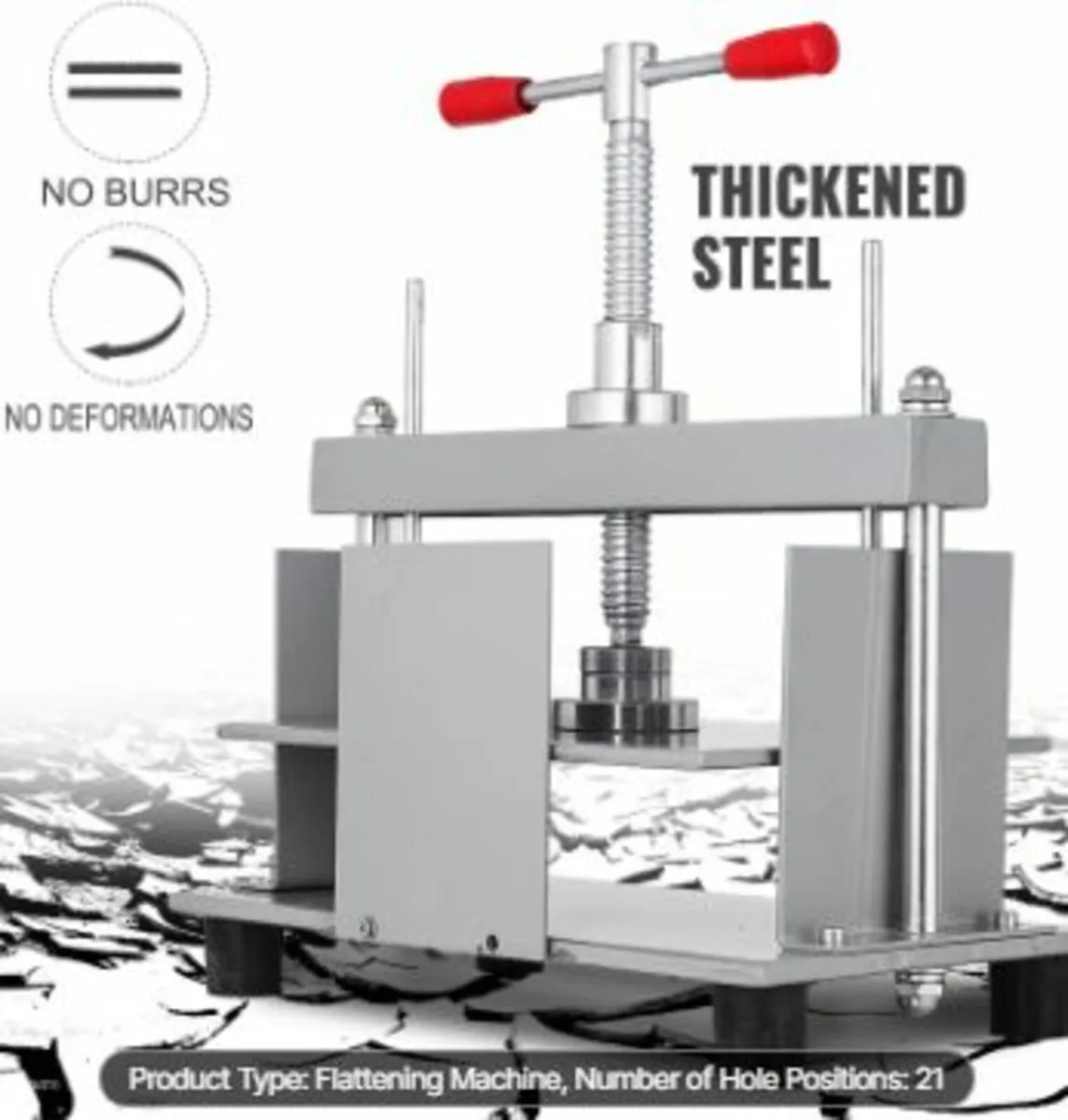 Manual Paper Press Machine, 12x8.6 inch for A4 Si - Image 2