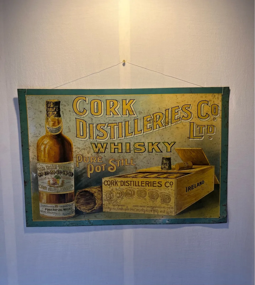Cork Distilleries Tin Sign - Image 1
