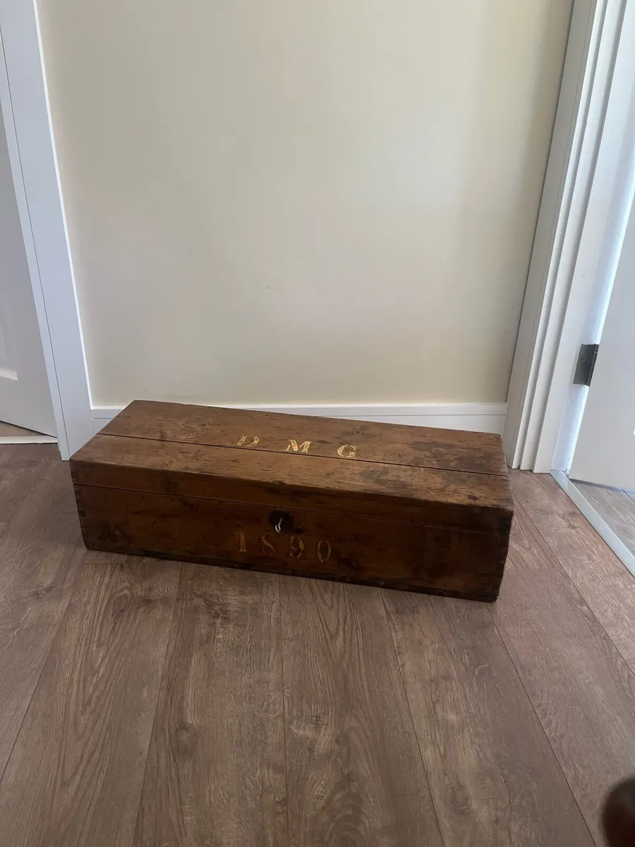 Antique Irish Pine Carpenters Tool Chest - Image 4
