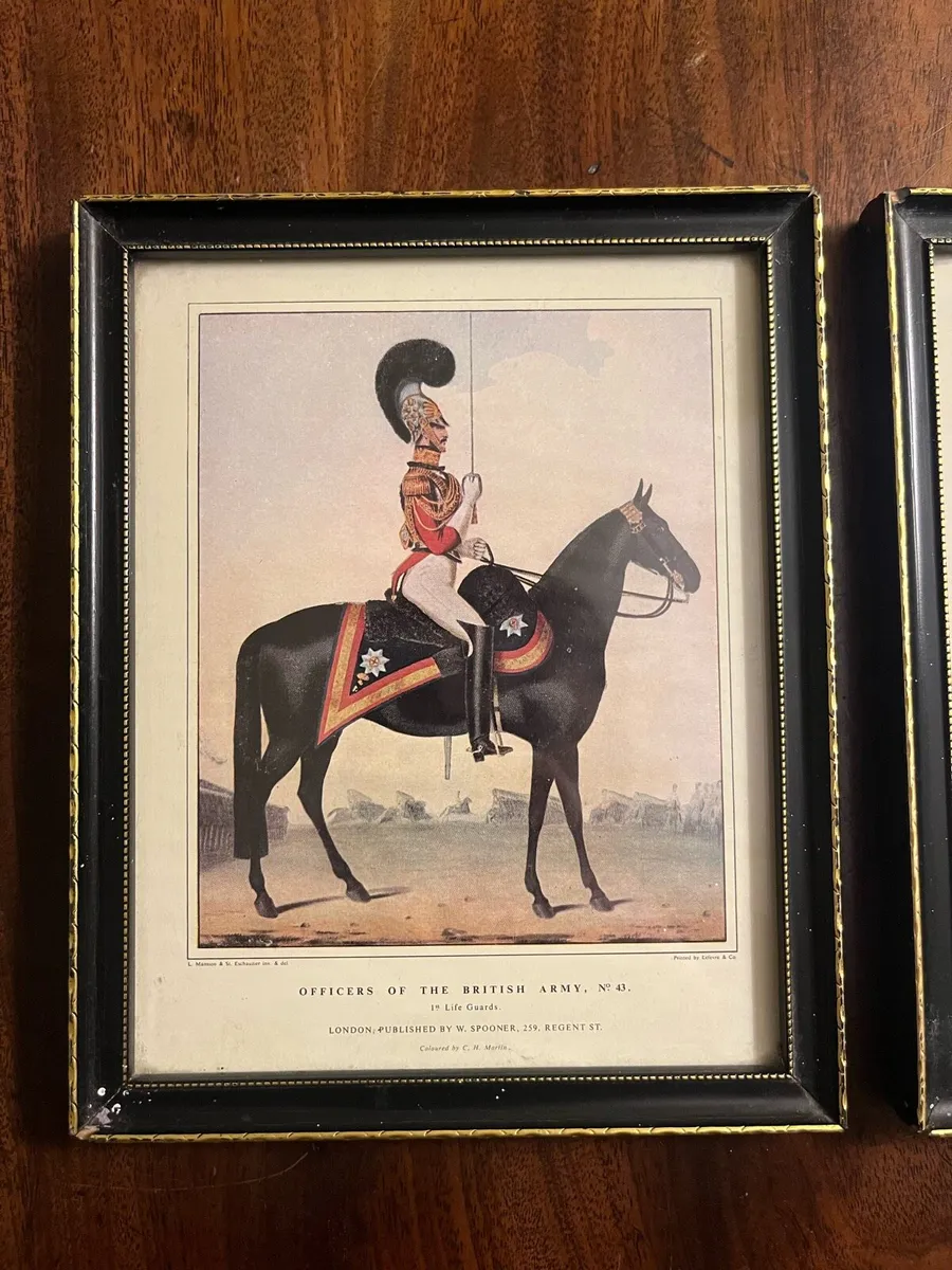 Antique Officers of the British Army Prints - Image 3