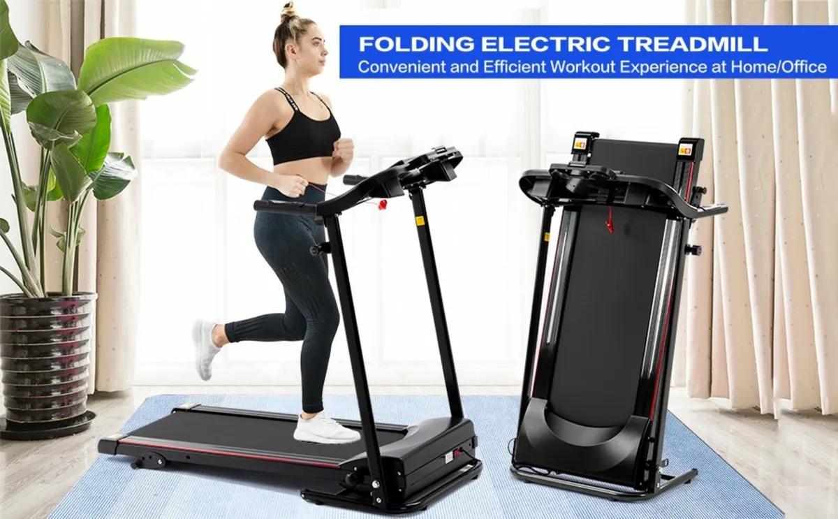 LIVSPO Foldable Bluetooth Treadmill with Incline 2 - Image 1