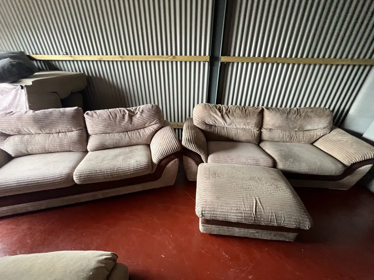 Beige sofa - Image 1