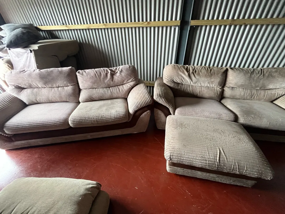 Beige sofa - Image 2
