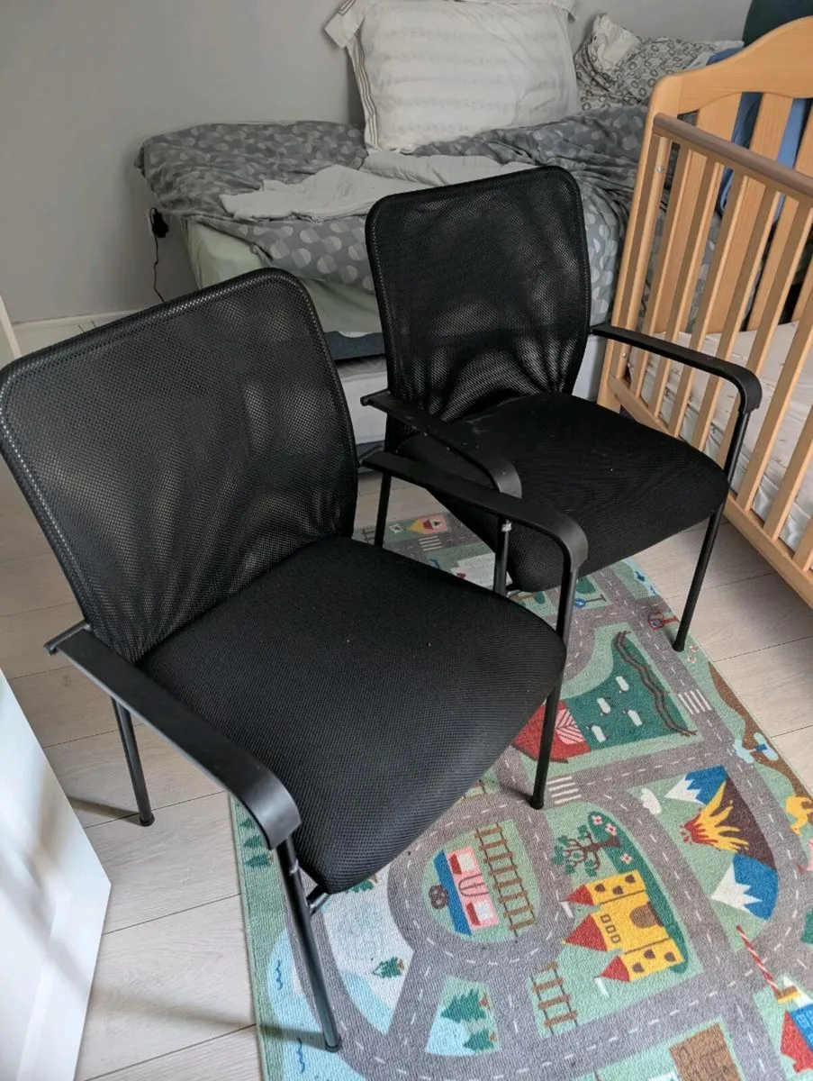 2 office chairs