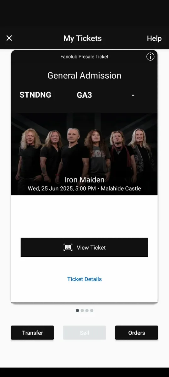 Iron Maiden Malahide Castle
