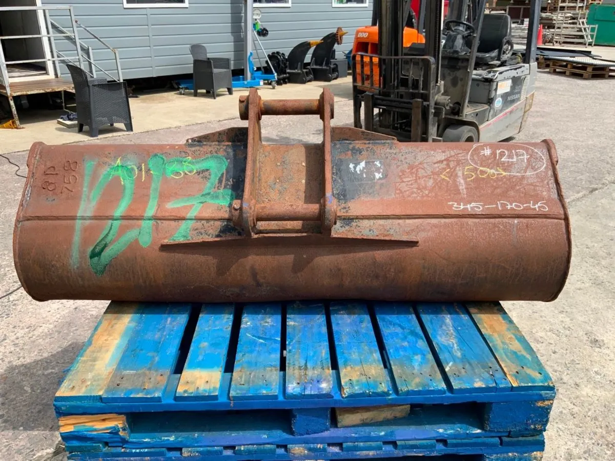 50" RHINOX GRADING BUCKET.......45mm PINS....1217t - Image 3