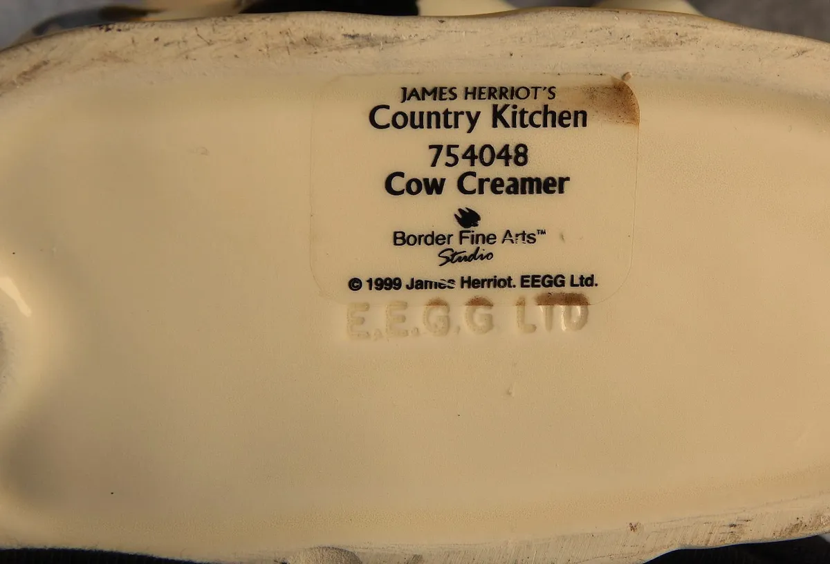 3 Cow Creamers, 2 by Newbridge & Border Fine Arts - Image 4