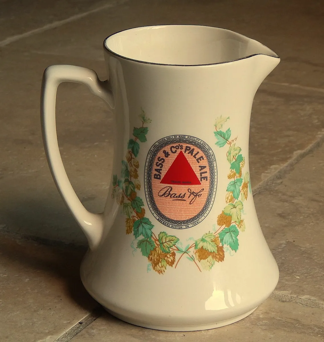 Wade Bass Ale Reproduction Water Jug - Image 1