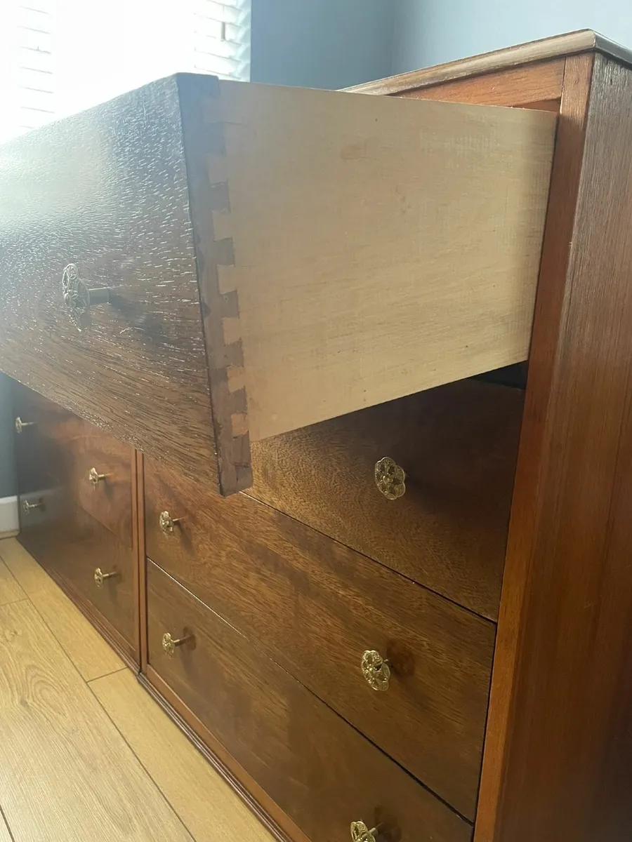 2 x Teak Chest of Drawers - Image 4
