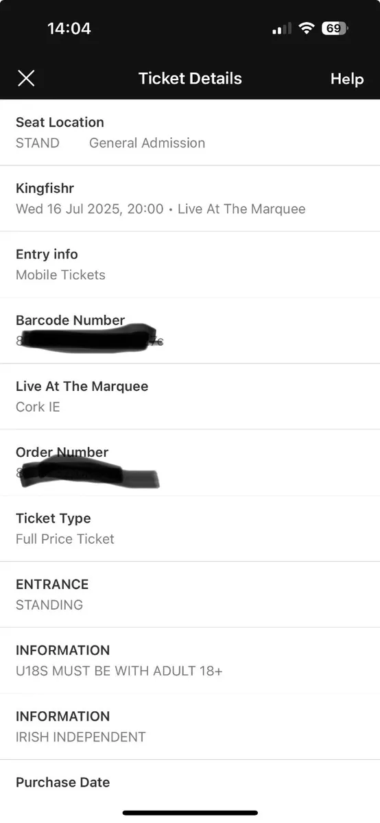 Kingfishr live at the marquee tickets for sale - Image 2
